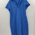 Frank & Eileen Lauren Heritage Jersey Polo Dress Blue Bird Size M Photo 5