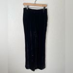 Reformation Wes Velvet Wide Leg Pants Black Size 6 Photo 1