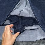 Soft Surroundings  women’s size petite large denim skort pull on front pockets Photo 3