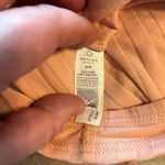 Aerie Offline Cropped Tank Size Medium Ribbed Top Stretchy Orange Photo 4