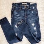 PacSun  High Rise Distressed Ankle Jeggings Dark Wash Jeans Photo 0