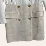 Derek Lam 10 Crosby Chiara White Tweed Blazer Mini Dress Size 0 Photo 3