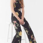 Urban Outfitters UO Floral Strappy Halter Jumpsuit Photo 0