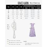 Grace Karin NEW Floral Flowy A Line Maxi Smocked Off Shoulder Dress 2X Photo 5