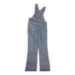 Dickies  juniors medium Blue Striped Overalls denim white new casual conductor Photo 2