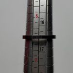 CS Titanium Ring Silver Size 6 Photo 7