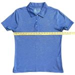 Cutter and Buck Womens Polo Shirt Medium Blue Striped Moisture Wicking DryTec Golf Photo 12