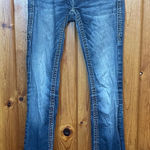 Rock Revival  Women's Dark Blue Jeans Maggie boot size 25 Photo 0