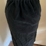 Vintage 90s Russ black velvet pencil skirt women's size S romantic gothic Vampy Photo 0