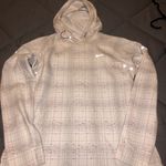 Nike  dri fit hoodie White, gray stripes and Pink size M‎ Photo 0