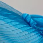 Vestique  Electric Blue Ruffle Mini Dress Medium Photo 5