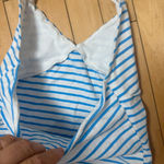 Wild Fable  Nautical Stripe Coastal Halter Neck Tank Top Size XS Photo 4