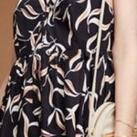 Anthropologie Hei Hei‎ ,  Black Floral Romper, Culottes, Fun design, size M Photo 0