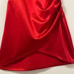 Red Satin Dress Photo 2