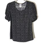 Naïf  Floral Short Puff Sleeve Blouse Size Medium Photo 0