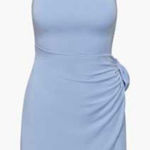 Wilfred  Saturn Mini Wrap‎ Dress Women Small Light Blue Preppy Contemporary Photo 0