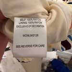 Lost + Wander REVOLVE NWT CORY Cream Blue STRIPED Boho MINI DRESS MEDIUM Photo 9