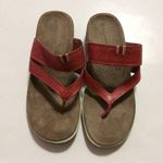 Naturalizer Vonnie Red Pepper Leather Sandals Photo 0