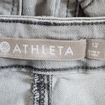 Athleta Gray Cropped Jeans Size 12 Gray Denim Photo 7