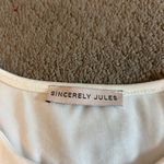 Sincerely Jules White Long Sleeve Top Size XS Photo 2