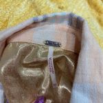 Free People  Paradise Garden Plaid Cropped Button Up Top Batwing Sleeve XS Photo 3