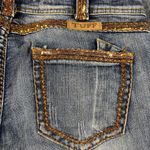 Cowgirl Tuff Co. Gold Dust Embroidered Sequin Trim Boot Cut Jeans Size 32x31 Blue Photo 10