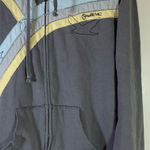 O'Neill  Surf Zip Up Hoodie Womens XL Gray‎ Sun Graphic Embroidered Coastal Photo 0