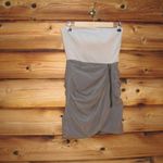 Alice + Olivia  Silk Strapless Mini Dress Photo 2