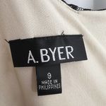 A Byer A. Byer Lace Top Cream Dress Size 9 Photo 5