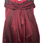 Morgan & Co. by Linda Bernell Red maxi Strapless Dress Size 6 prom Photo 4