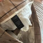 EXPRESS Tan and White plaid trousers Photo 4