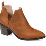 Journee Collection Tan Ankle Booties Size 7 Photo 0