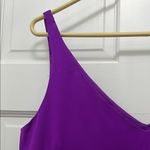 Milly  Vibrant Purple Silk Blend Double V Neck Sleeveless Tank Top Blouse - Sz 6 Photo 1