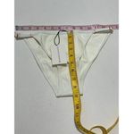 Solid & Striped The Lulu Bikini Bottom Swim Adjustable Sides Cream Medium Photo 3