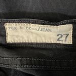 Rag and Bone SZ 27 Jeggings Jeans Chevron Ombre Stretch Low-Rise Pockets Zip Black Photo 9