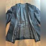 Banana Republic  Wool Black Military Style Suit Coat - Size 12 Photo 1