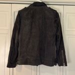 BLANK NYC  grey genuine suede moto jacket size M Photo 5