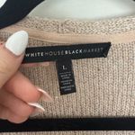 White House | Black Market Women’s L Tan Sequin Cardigan Sweater Photo 1