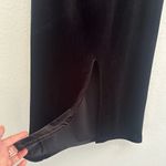 All Saints Velvet Black Off-Shoulder Dress Photo 8