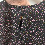 Jacqueline de Yong tiered floral midi dress black w/tiny floral print size 36/4 Photo 5