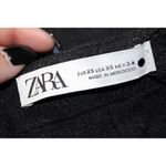 ZARA NWT Womens  Dark Charcoal Gray Grey Twist High Waisted Pencil Skirt Size XS Photo 2