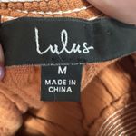 Lulus Ready for Sunshine Rust Orange Off-the-Shoulder Maxi Dress Size Medium Photo 4