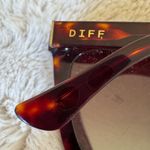 DIFF eyewear  Katelyn Brown Amber Tortoise & Blue Flash Sunglasses Photo 6