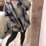 Urban Equipment Country wool flannel shacket size small Blue Photo 2