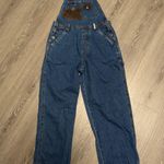 Unisex Vintage Blue Denim Overalls Size M Photo 2