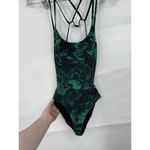 Mystic ‎ Jorun Cutout Swimsuit One Piece Women Women 38/8 Green Black Beach Photo 10
