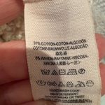 Free People Women's Large V Neck Knit Sweater 3/4 Sleeve Beige Cotton Blend Photo 2