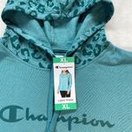 Champion NWT  Hoodie Pullover Leopard Print Trim Sweatshirt Activewear‎ XL Photo 3
