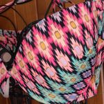 Victoria's Secret Victoria’s secret bikini top the wrap halter top Aztec print size 34DD swim wear Photo 1