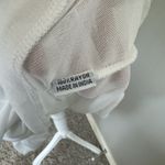 Lapogee Women’s White Embroidered Dress Sz M Spaghetti Strap Ruffle Hem Boho Size M Photo 6